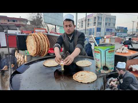 Most unique  Breakfast  in Kabul Afghanistan | Street Food in Afghanistan