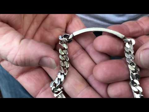 How to polish a sterling silver bracelet