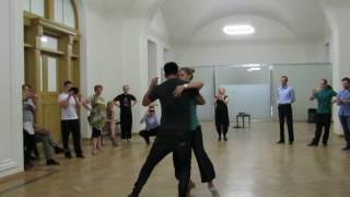 Nevskaya milonga 2017. Tango lesson by Sara Westin y Juan Pablo Canavire. Review