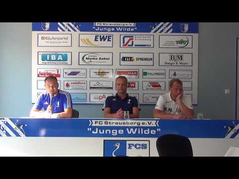 27.08.2017 Pressekonferenz FC Strausberg vs.FC Mecklenburg Schwerin