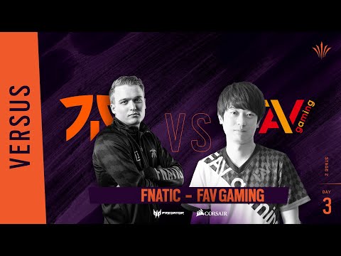 Fnatic vs FAV Gaming // Rainbow Six APAC North Division 2020 - Stage 2 - Playday #3