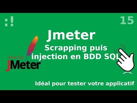 Jmeter 15 Scrapping vers BDD sql postgres