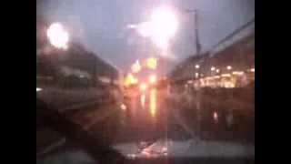 preview picture of video 'JST   rain with strong winds and lightning, November 3, 2013  8970'