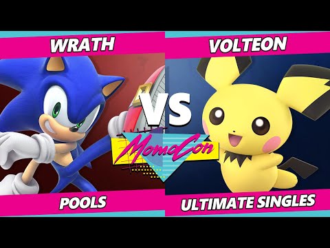 MomoCon 2023 - Wrath (Sonic) Vs. Volteon (Pichu, Rosalina) Smash Ultimate - SSBU