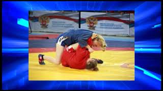 Полина Шиманюк на первенстве СФО по самбо