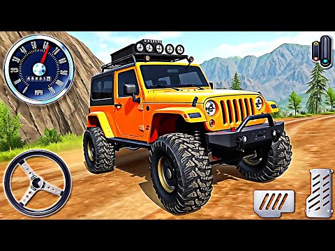 Real Offroad Jeep Driving Game 3D - 4x4 Luxury prado SUV Drive Sim | Android Gameplay
