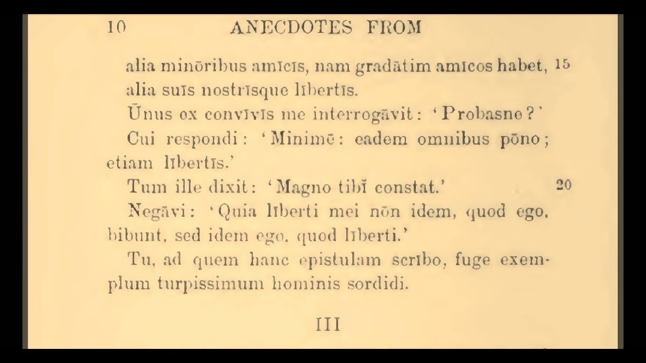 002 with text  Stories Extracted from the Letters of Caius Plinius Caecilius Secundus read in Latin