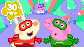 George Becomes a SUPERHERO! 🦸‍♂️ BRAND NEW Peppa Pig Tales Episodes | 30 Minutes