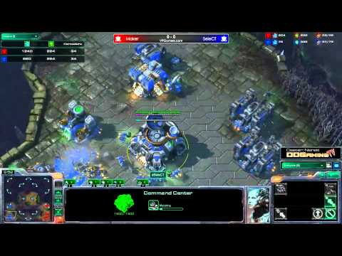 HD Starcraft 2:  SeleCT [T] vs. Maker [T]