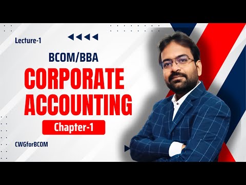 Corporate Accounting Chapter 1 Issue of Shares BCOM BBA Semester 2025 CWG for BCOM