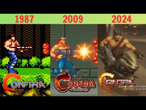 Evolution of Contra Games (1987–2024)