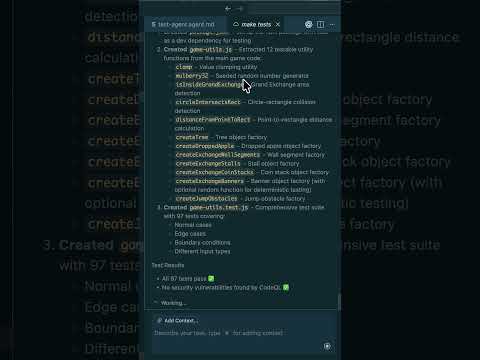 Write tests faster with a custom agent #testing #ai