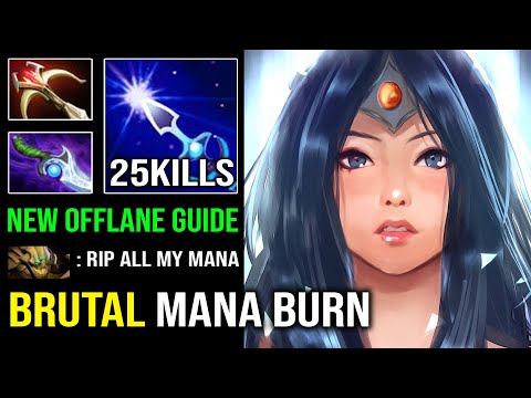 BRUTAL 10K Pro Mana Burn Mirana 1st Item Diffusal 100% Physical DPS Hit Like a Truck Dota 2