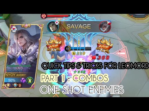 Leomord Tutorial by AVORY | One shot enemies part 1 | Mobile Legends Bang Bang |