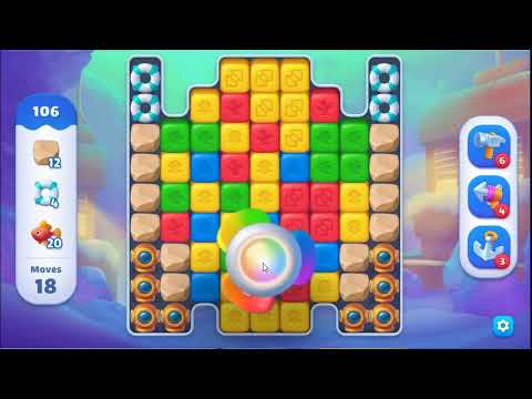 Fishdom Blast Level 106 - NO BOOSTERS GAMEPLAY 🐠 | SKILLGAMING ✔️