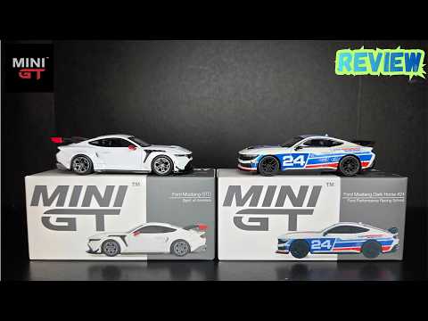 Mini GT - Ford Mustang GTD Spirit of America & Dark Horse Racing School - REVIEW