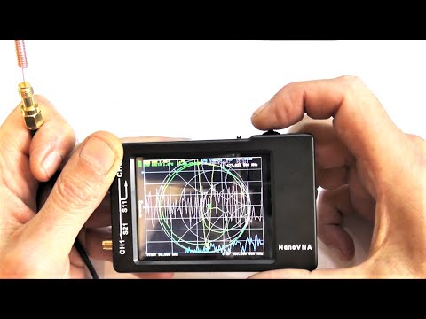 NanoVNA H 50 кГц ~ 1,5 ГГц VNA Векторный анализатор цепей, поиск частоты антенны КСВ