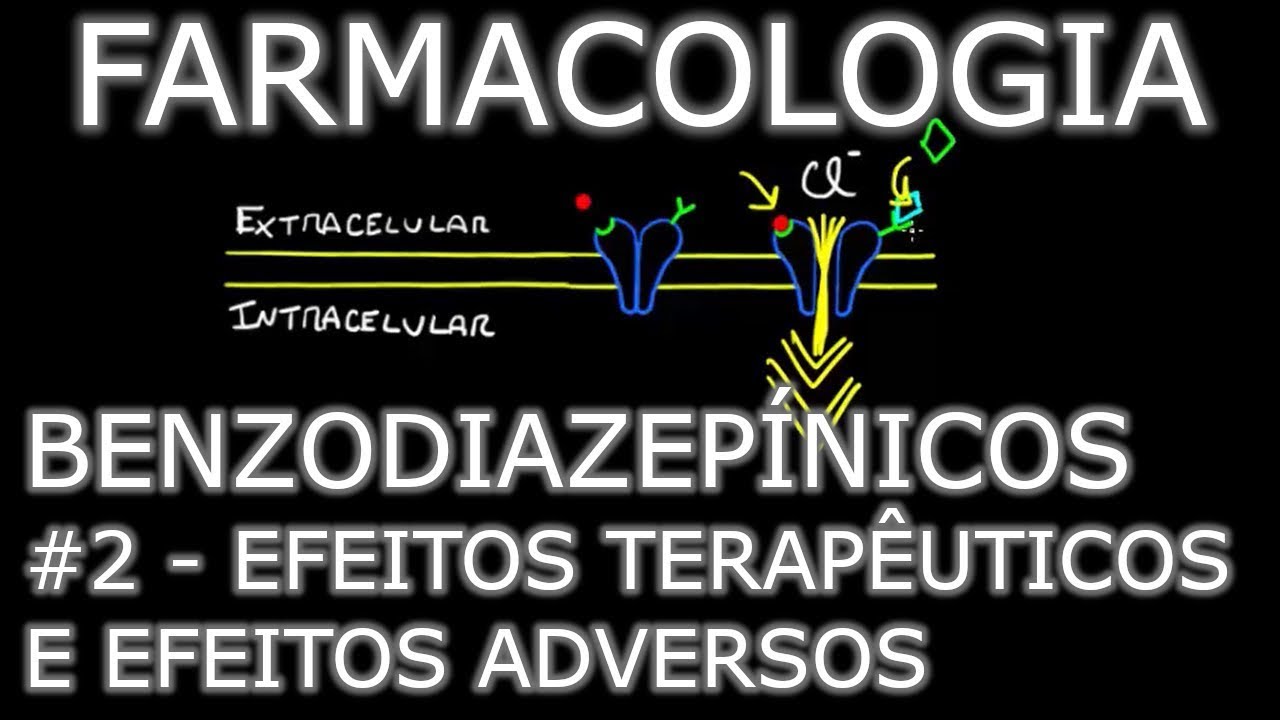 Aula: Benzodiazepínicos #2 - Efeitos Terapêuticos e Adversos | Farmacologia Médica