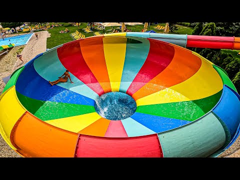 TOP 20 World's MOST COLORFUL WaterSlides 🌈