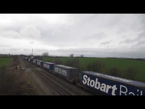 66423 passing Churchdown on the 4M36 Wentloog - Daventry 25/02/17
