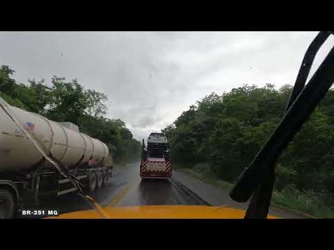 BR-251 MG. De: Montes Claros Para: Salinas-MG. Vídeo 07 de 07.