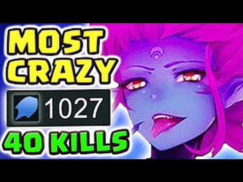 Nightblue3! (40 KILLS) 1000+ AP WHAT IS THIS GAME-FRIEND TROLLING (EVELYNN JUNGLE) - Leage of legend