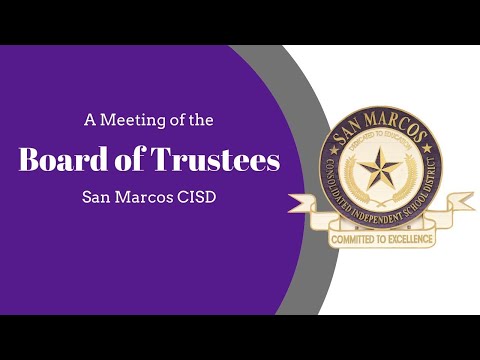 2020-08-24 SMCISD Board Meeting - Special