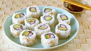 How to Make California Roll (Sushi Rolls) Recipe カリフォルニアロールの作り方レシピ