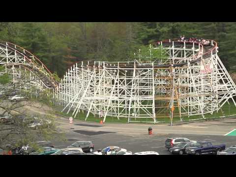 Off-ride footage of a Yankee Cannonball train