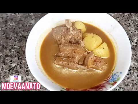 How to Prepare Nigerian Pork Peppersoup and Irish Potatoes - MDEVAAN