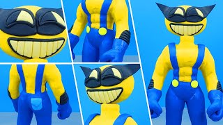 How to make Jax Mixed Wolverine Xmen 🎪 The Amazing Digital Circus TADC Clay Figure