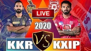 LIVE - IPL 2020 Live Score, KXIP vs KKR Live Cricket match highlights today