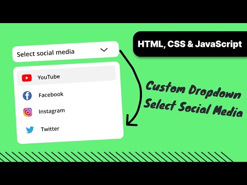 Custom Select Menu Dropdown Html Css Javascript It Programmer
