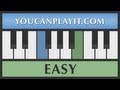 Super Mario Bros - How to Play Piano - Easy Tutorial ...
