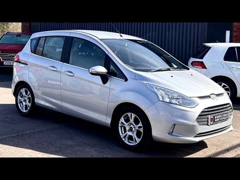 2017 (17) Ford B-Max Zetec Navigator 1.0 E/B 5Dr in Moondust Silver. 30k Miles. 7 Services. £7750