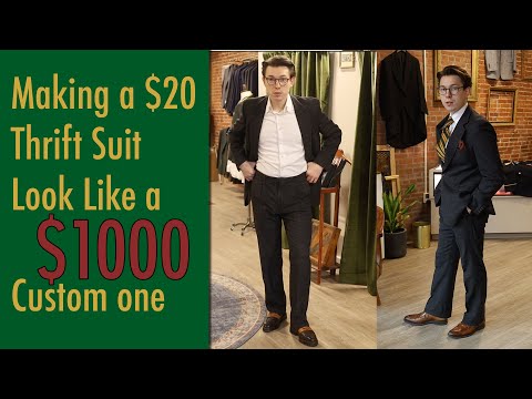 Tailor Makes $20 Suit Look Like $1,000,000 Bucks!