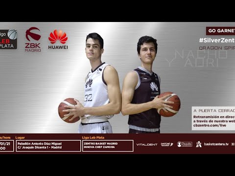 LEB PLATA 20/21 - ZENTRO BASKET MADRID vs  INNOVA CHEF. J12. Grupo Oeste.