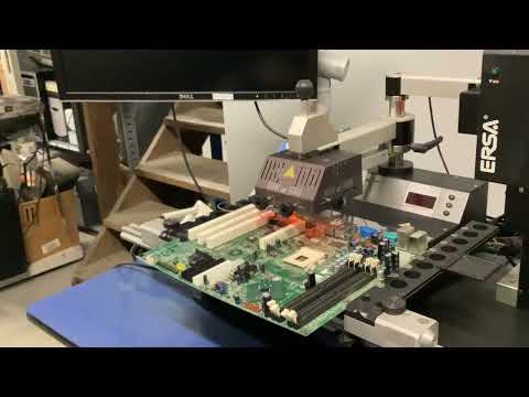 ERSA IR550A PL 500A Rework System Demo