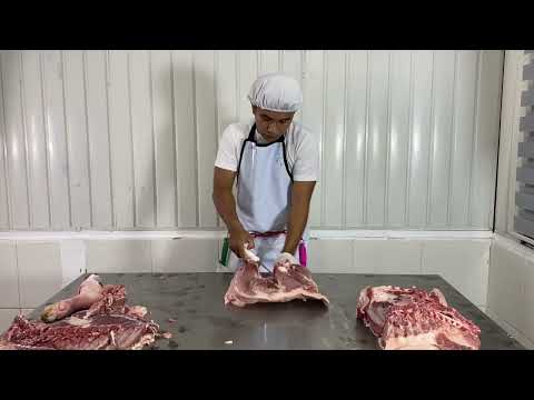 , title : 'Primal Cutting and Deboning pork half carcass'