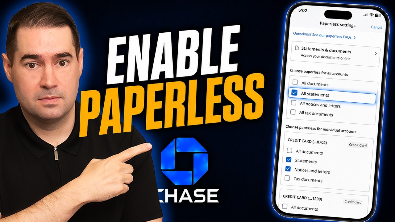 How to Enable Paperless Statements on Chase