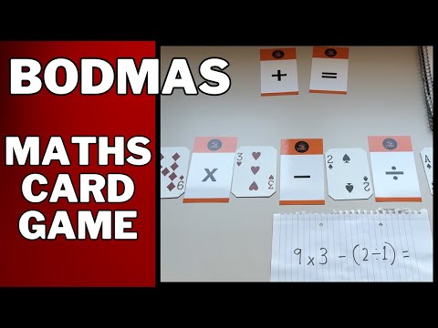 Make 24 - a fantastic Maths Card Game to help learn BODMAS! - YouTube