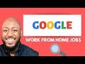 Top Google Work From Home Jobs Top Google Work From Home Jobs