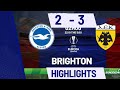 Brighton vs AEK Athens [2:3] || All Goals & Extended Match Highlights UEFA Europa League 2023 ||
