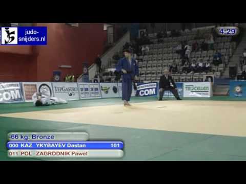 Judo 2010 World Cup Prague: Dastan Ykbayev (KAZ) - Pawel Zagrodnik (POL) [-66kg] bronze