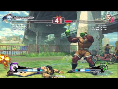 garigarimoyashi [Vega] Vs onigiri-kai [Balrog] SSF4 AE Japanese Online Ranked Matches - PSN
