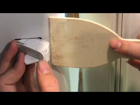 EASY removal of a refrigerator light switch with a SPATULA (sears kenmore lg 6600JB1010A AP4442090