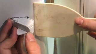 EASY removal of a refrigerator light switch with a SPATULA (sears kenmore lg 6600JB1010A AP4442090