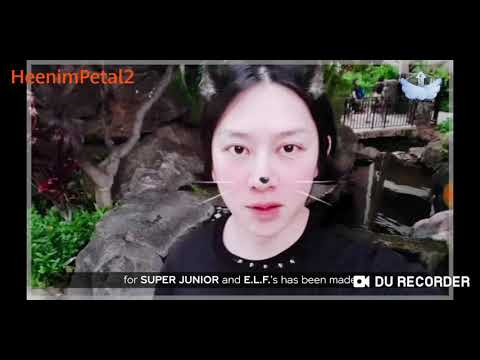 HEECHUL (슈퍼주니어-Super Junior) Saludo en Lysn [ELF Fanclub OFICIAL]