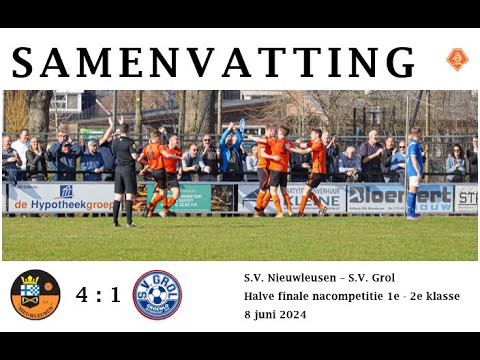 Samenvatting S.V. Nieuwleusen 1 - S.V. Grol 1