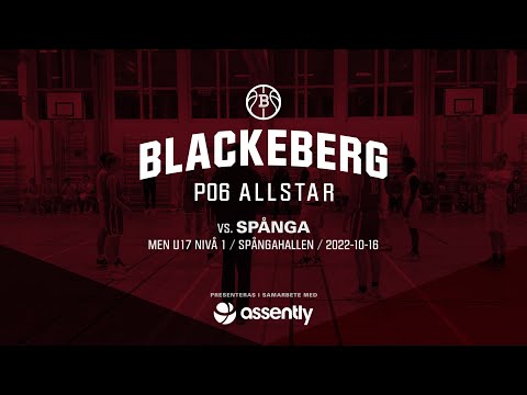 Blackeberg vs Spånga / 83–57 / P06 Men U17 Nivå 1